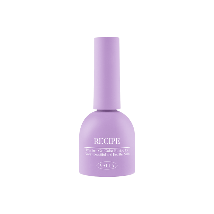 A vibrant, non-wipe color gel polish from the VALLA Solid 100 Color Collection. This lavender-hued product offers a smooth, vivid application in a single coat, providing long-lasting coverage and a glossy finish. Ideal for those seeking a high-quality, salon-like manicure experience at home.