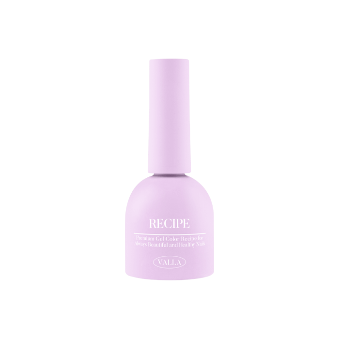 Delicate lavender-hued VALLA Solid 100 Non-Wipe Color Collection (Single Gels) gel polish bottle with smooth, vivid application for a long-lasting, professional-looking manicure. This preorder-only product features a carefully curated selection of 100 versatile shades in a 10ml volume, providing endless color options for the discerning VALLA brand enthusiast.