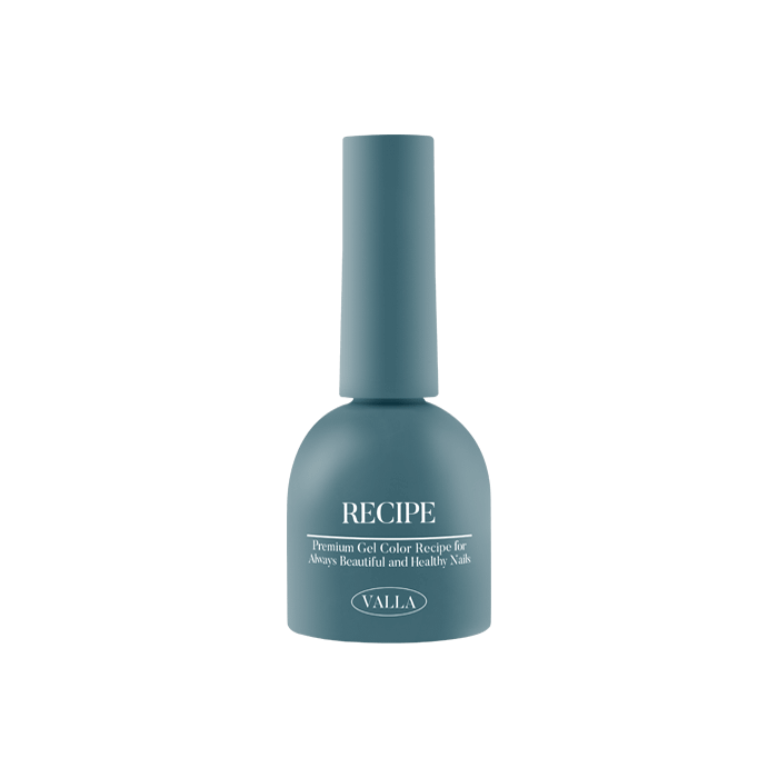 A vibrant and smooth single gel nail polish from the VALLA Solid 100 Non-Wipe Color Collection, featuring a carefully curated variety of 100 colors for a long-lasting, non-wipe finish. The application provides excellent coverage with just one coat, delivering a vivid and glossy result.