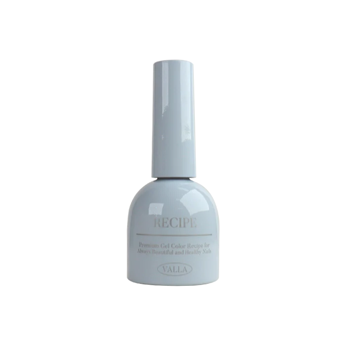 A set of magnetic gel polishes in a sleek, modern bottle showcasing the VALLA Dewy Collection, featuring super trendy formula with fine particles for a high-quality smooth cat eye effect. The image highlights the minimalist design and premium branding of this innovative, salon-quality nail care product.