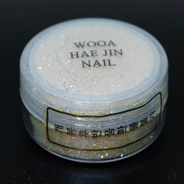 WOOA HAEJIN NAIL Glitter 01 Cinderella Sister Shoes (10ml)
