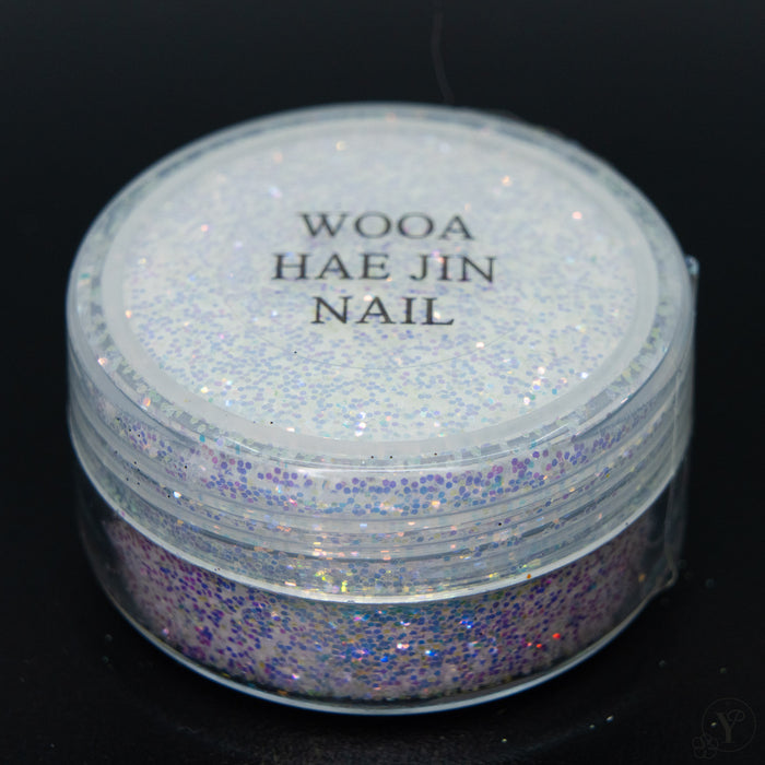 WOOA HAEJIN NAIL Glitter 22 Cool K(blue) (10ml)