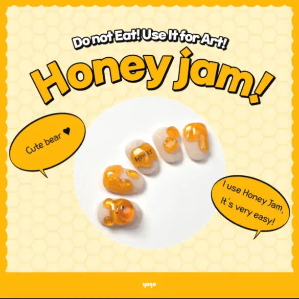 YOGO Honey Jam 3D Clay | Korean Nail Supply for Europe | Pretty Yeppuda