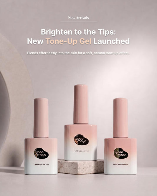 YOGOMAYO Tone Up 1 Collection (3pcs) - Korean Nail Gel Polish
