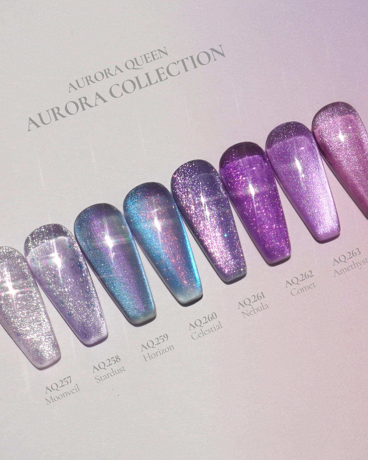 AURORA QUEEN AURORA Collection 8pcs/set - Gel