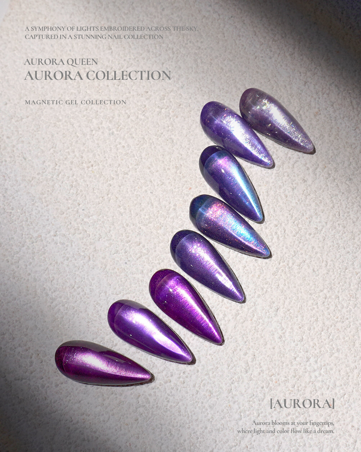 AURORA QUEEN AURORA Collection 8pcs/set - Gel