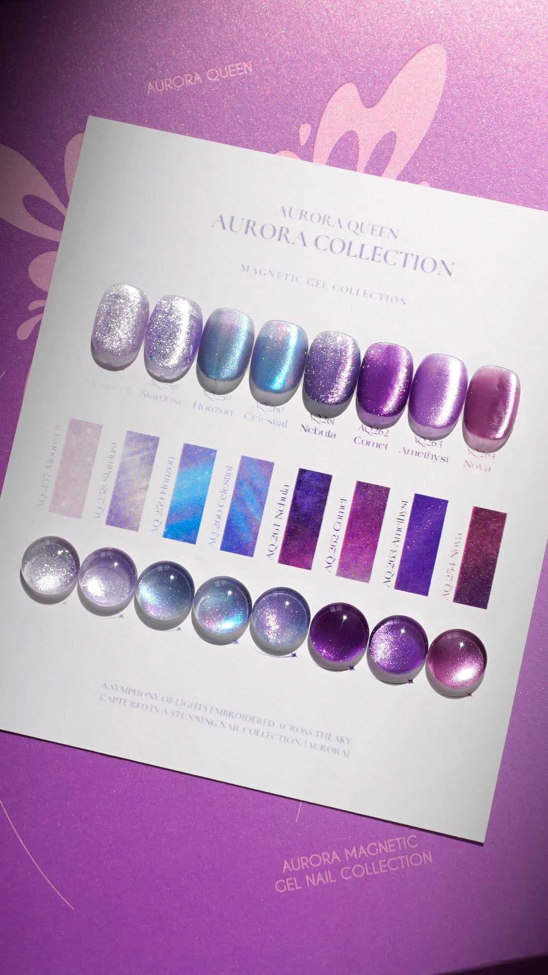 AURORA QUEEN AURORA Collection 8pcs/set - Gel