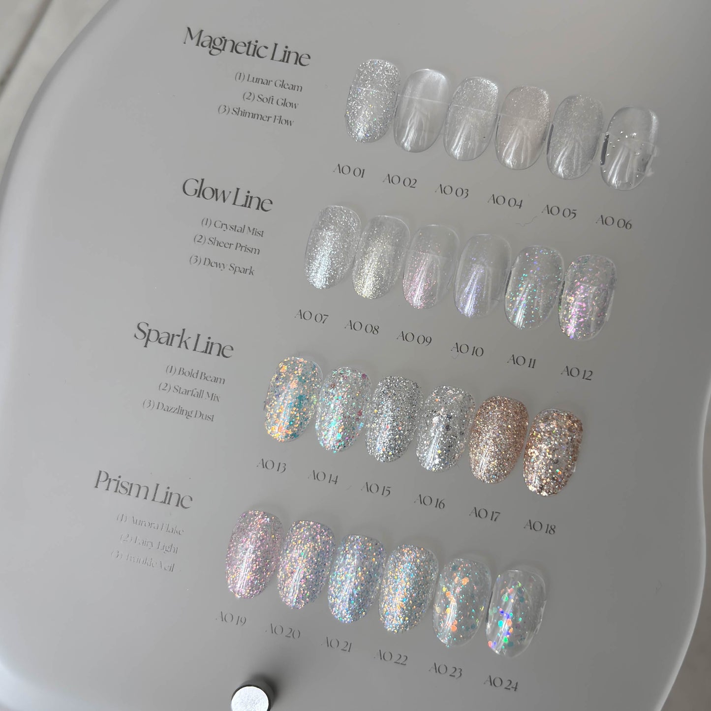 AURORA QUEEN ORE Glow Line (Collection I) - 6pcs/set - Gel