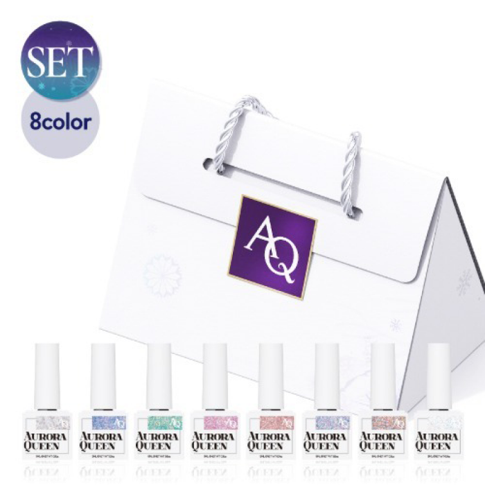 AURORA QUEEN Tapis Blanc (8x9ml) - Gel