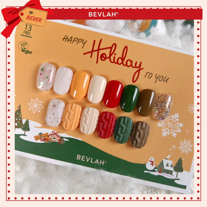 BEVLAH Happy Holiday To You 7pcs/set - Gel