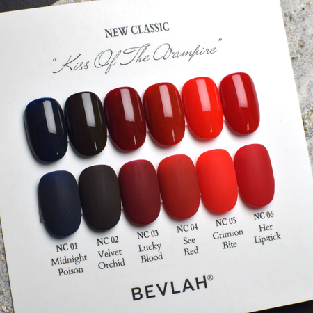 BEVLAH Iconic Kiss of the Vampire Collection 6pcs/set - Gel