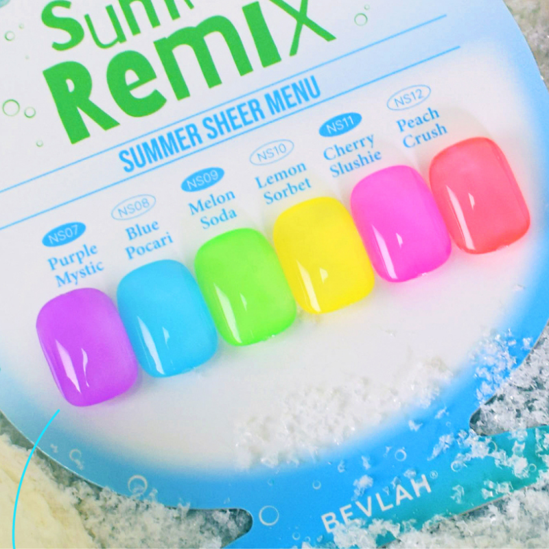 BEVLAH Summer Remix Sheer Collection 6pcs/set - Gel