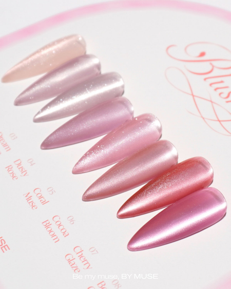 BY MUSE Blushy Collection 8pcs/set Gel