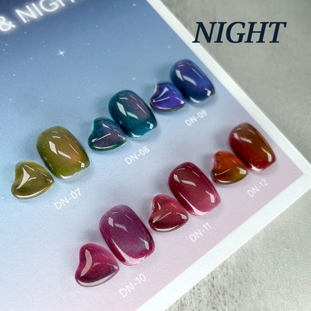 CLODI Day and Night - Night Collection Set 6pcs/set (6x8g) - Gel