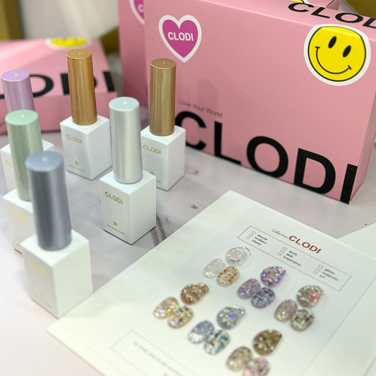 CLODI Holiday Glitter Collection Set 6pcs/set (6x8g) - Gel