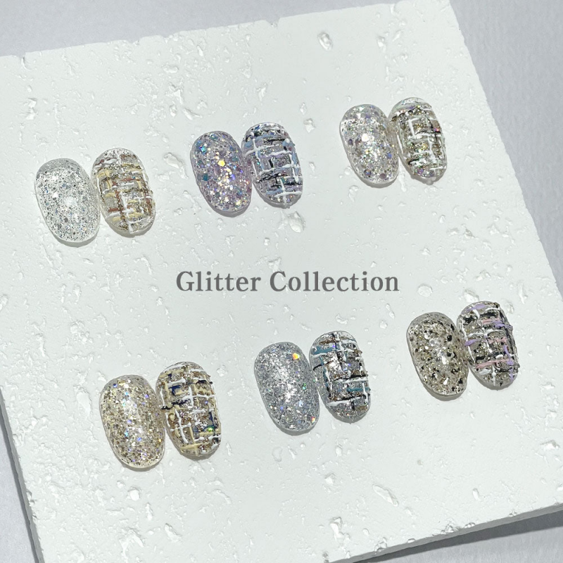 CLODI Holiday Glitter Collection Set 6pcs/set (6x8g) - Gel