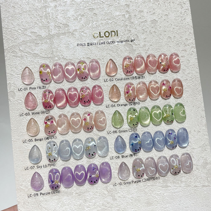 CLODI Like Clodi Magnetic Gels Collection 10pcs/set - Gel