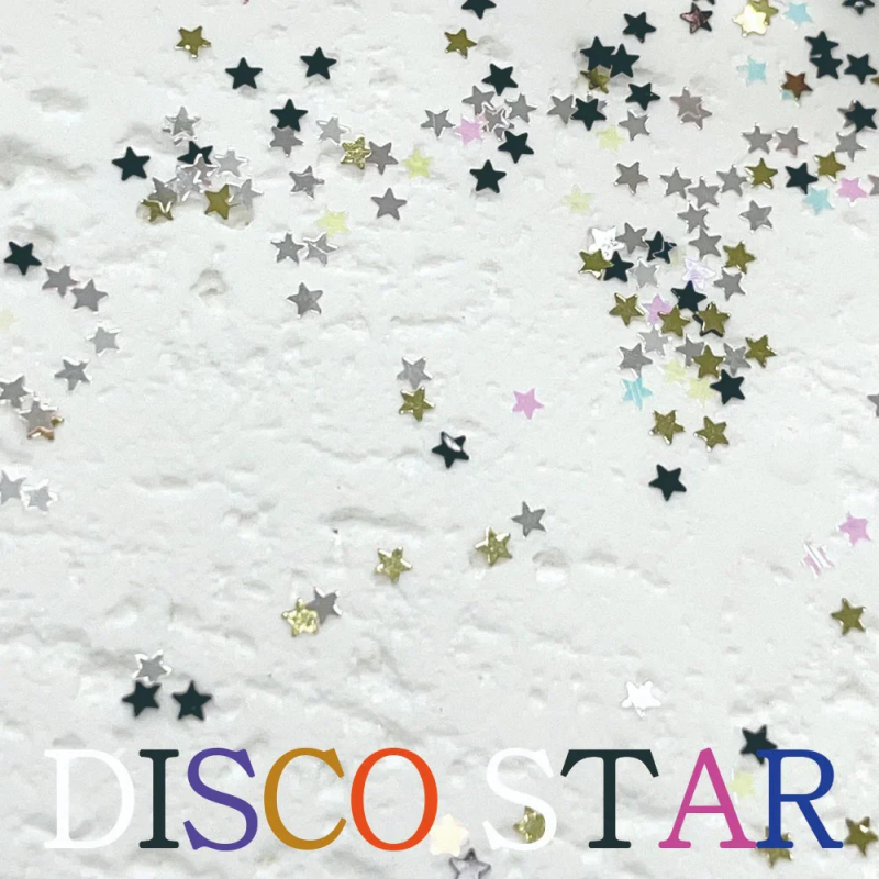 CLODI Mini Mix Stars Glitters - Disco Star (0.5g) - Nail Art