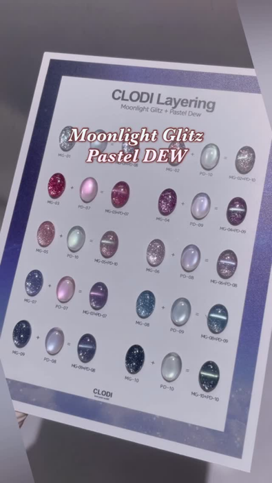 CLODI Moonlight Glitz Collection - 10pcs/set - Gel