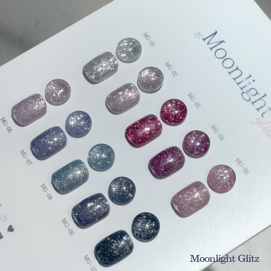 CLODI Moonlight Glitz Collection - 10pcs/set - Gel
