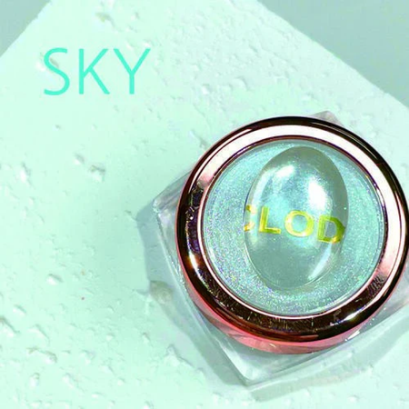 CLODI Pure Aurora Mirror Powder - Sky (0.5g) - Nail Art