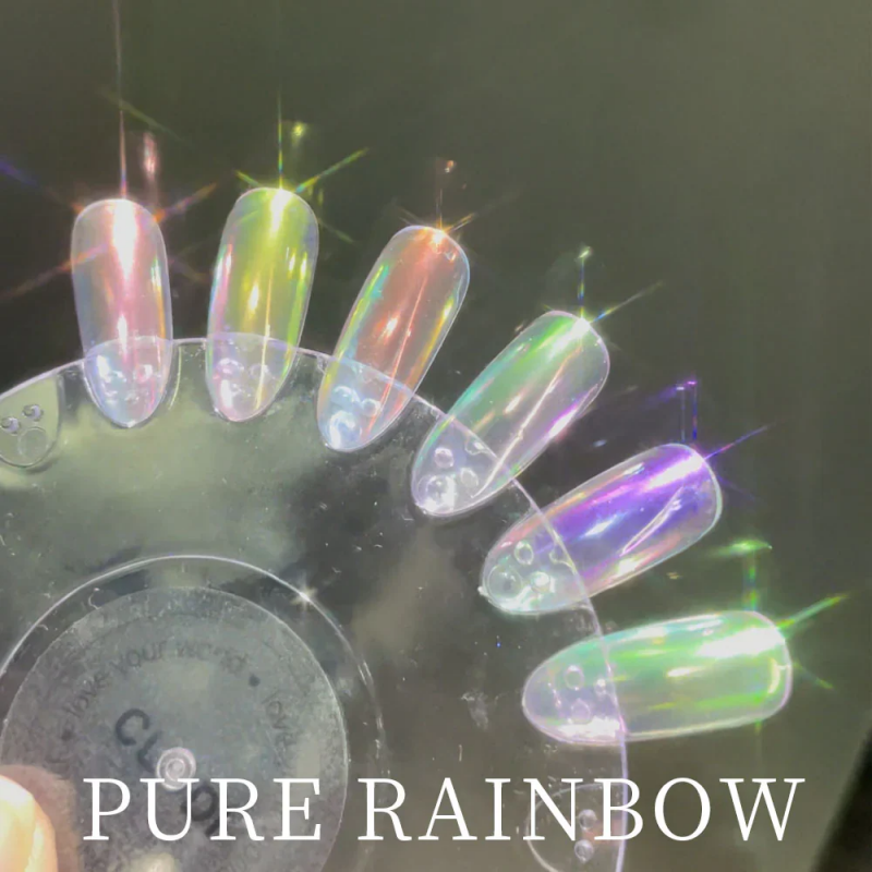 CLODI Rainbow Mirror Powder - Light Green (0.5g) - Nail Art