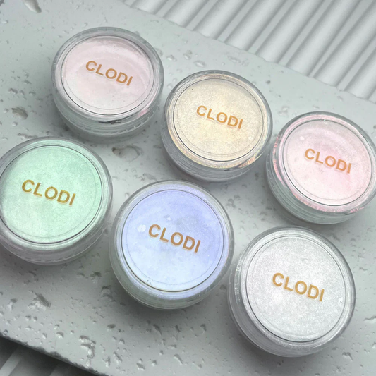 CLODI Rainbow Mirror Powder - Light Green (0.5g) - Nail Art