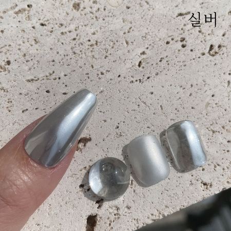 CLODI Silky Metal Mirror Powder #1 (Silver) - Nail Art