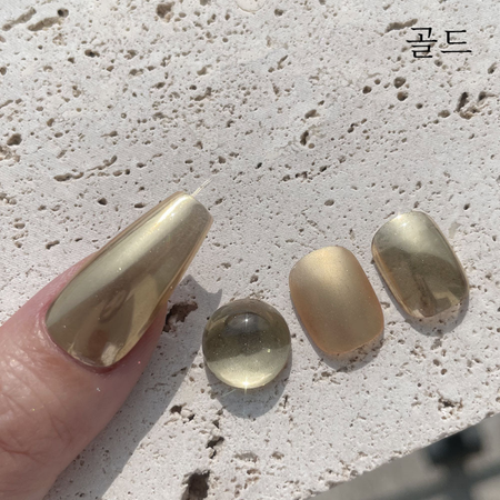 CLODI Silky Metal Mirror Powder #4 (Gold) - Nail Art