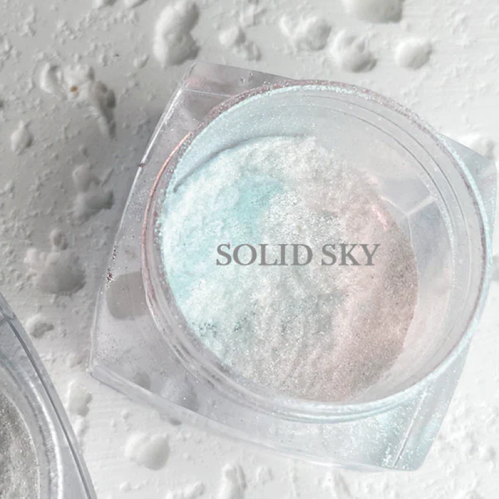 CLODI Solid Mirror Powder Sky (0.5g) - Nail Art