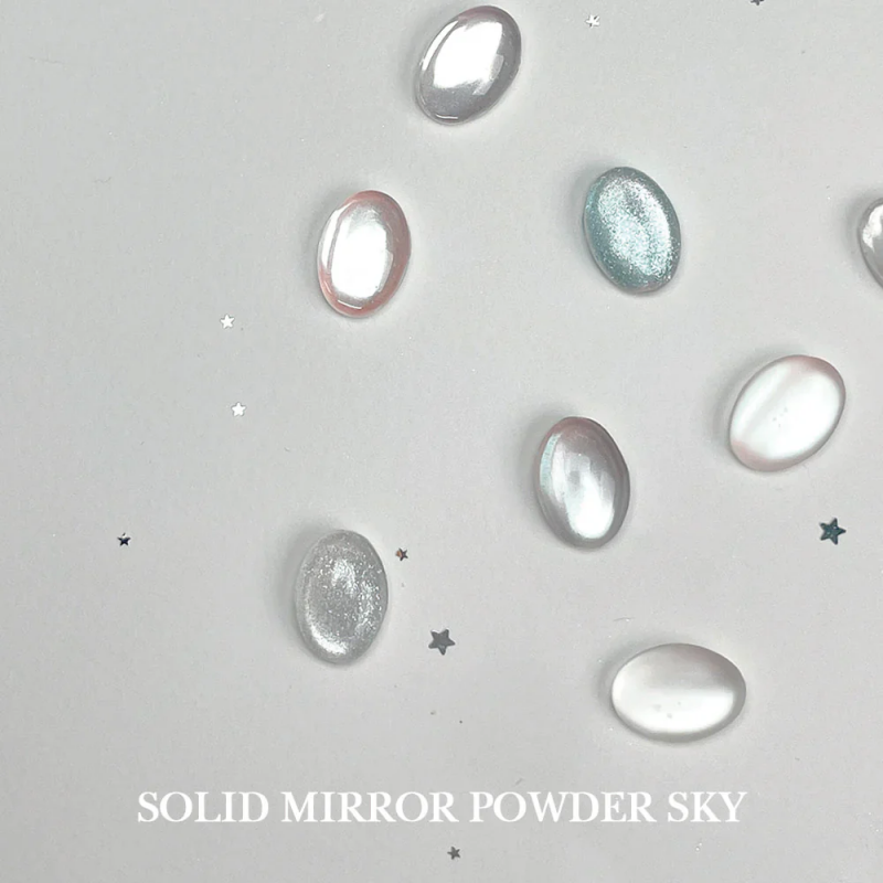 CLODI Solid Mirror Powder Sky (0.5g) - Nail Art