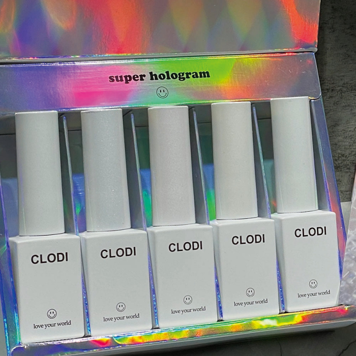 CLODI Super Hologram Collection Set 5pcs/set (5x8g) - Gel