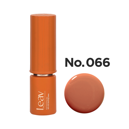 Vibrant and eye-catching LEAV Color Gel No.066, showcasing a sleek and sophisticated design in a captivating shade that may vary depending on monitor resolution and image effects, making it a versatile and alluring product for Shopify customers seeking high-quality cosmetic solutions.