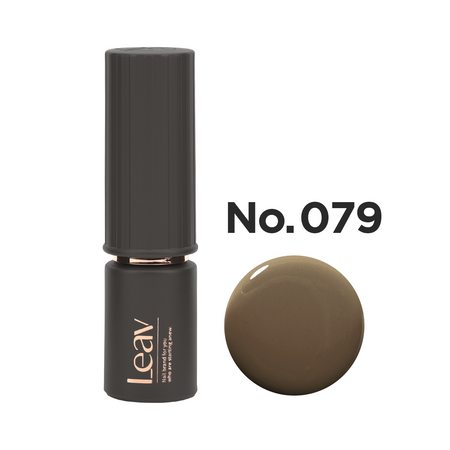 LEAV Color Gel LVN079 8ml, a vivid and vibrant nail polish in a warm brown hue, showcasing the brand's commitment to high-quality and versatile nail care products that cater to a range of personal styles and preferences.