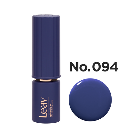 Vivid and vibrant color gel from the premium LEAV brand, featuring a deep, rich blue hue in a sleek, portable tube for easy application and stunning nail art.