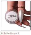 CREAR - Bubble Beam Mirror Powder 2. Peach with pink-blue shift - Nail Art