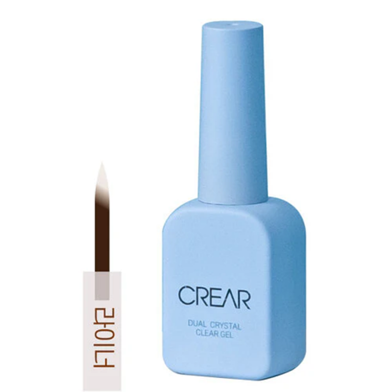 CREAR Dual Crystal Clear Gel (Liner Brush) - 10g - Gel