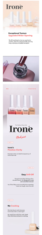 CREAR Ironé Strength Clear Gel (10g) - Gel