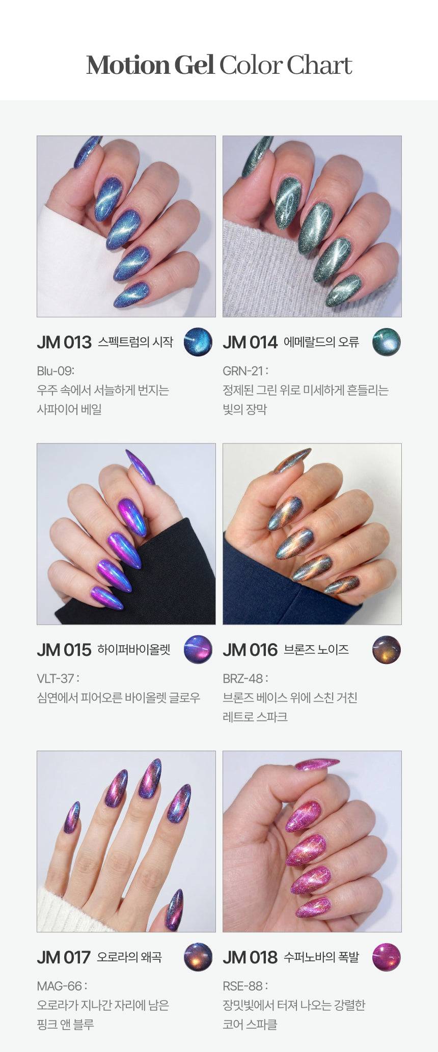CREAR JM017 (The Motion Gel - Spectrum) - 5g - Gel