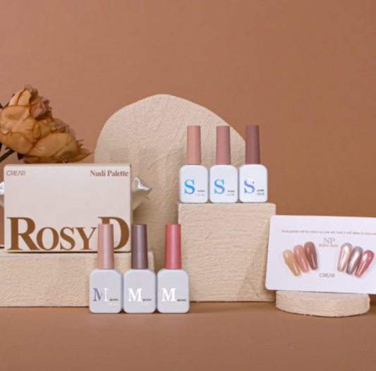 CREAR Rosy Day Collection (6 pcs/set) - Gel