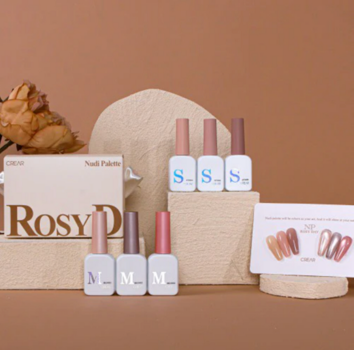 CREAR Rosy Day Collection (6 pcs/set) - Gel