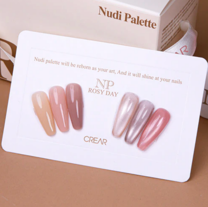 CREAR Rosy Day Collection (6 pcs/set) - Gel