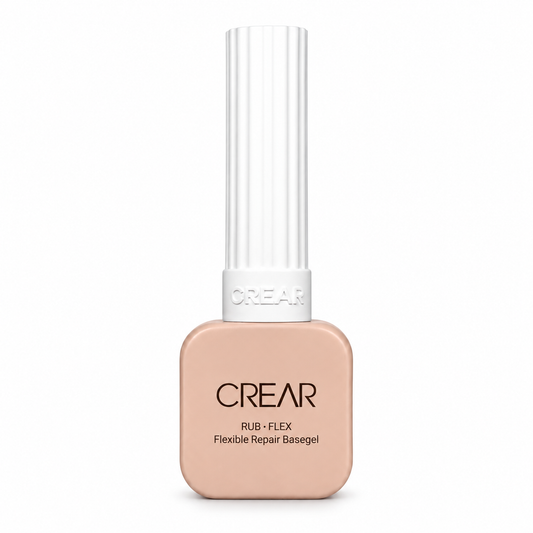 CREAR RUB.FLEX – centered bottle on white background