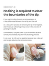 Danjinail Summer Peach Easy Fit Coffin Tip #1 refill 50pcs - Tools