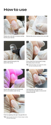 Danjinail Summer Peach Easy Fit Coffin Tip #4 refill 50pcs - Tools
