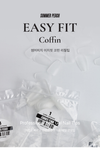 Danjinail Summer Peach Easy Fit Coffin Tip #4 refill 50pcs - Tools