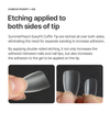 Danjinail Summer Peach Easy Fit Coffin Tip #4 refill 50pcs - Tools
