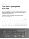 Danjinail Summer Peach Easy Fit Coffin Tip #5 refill 50pcs - Tools