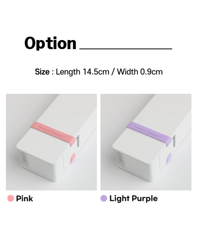 Danjinail Summer Peach Handy Chart Band Pink - Tools