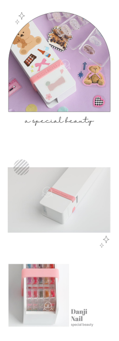 Danjinail Summer Peach Handy Chart Band Pink - Tools